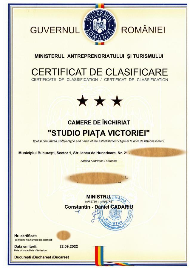 Studio Piata Victoriei Bucarest Exterior foto